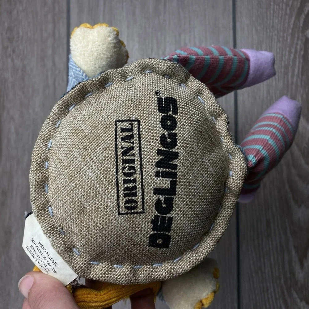 Les Deglingos Ronronos‎ The Cat Patchwork Stuffed Animal 10.5